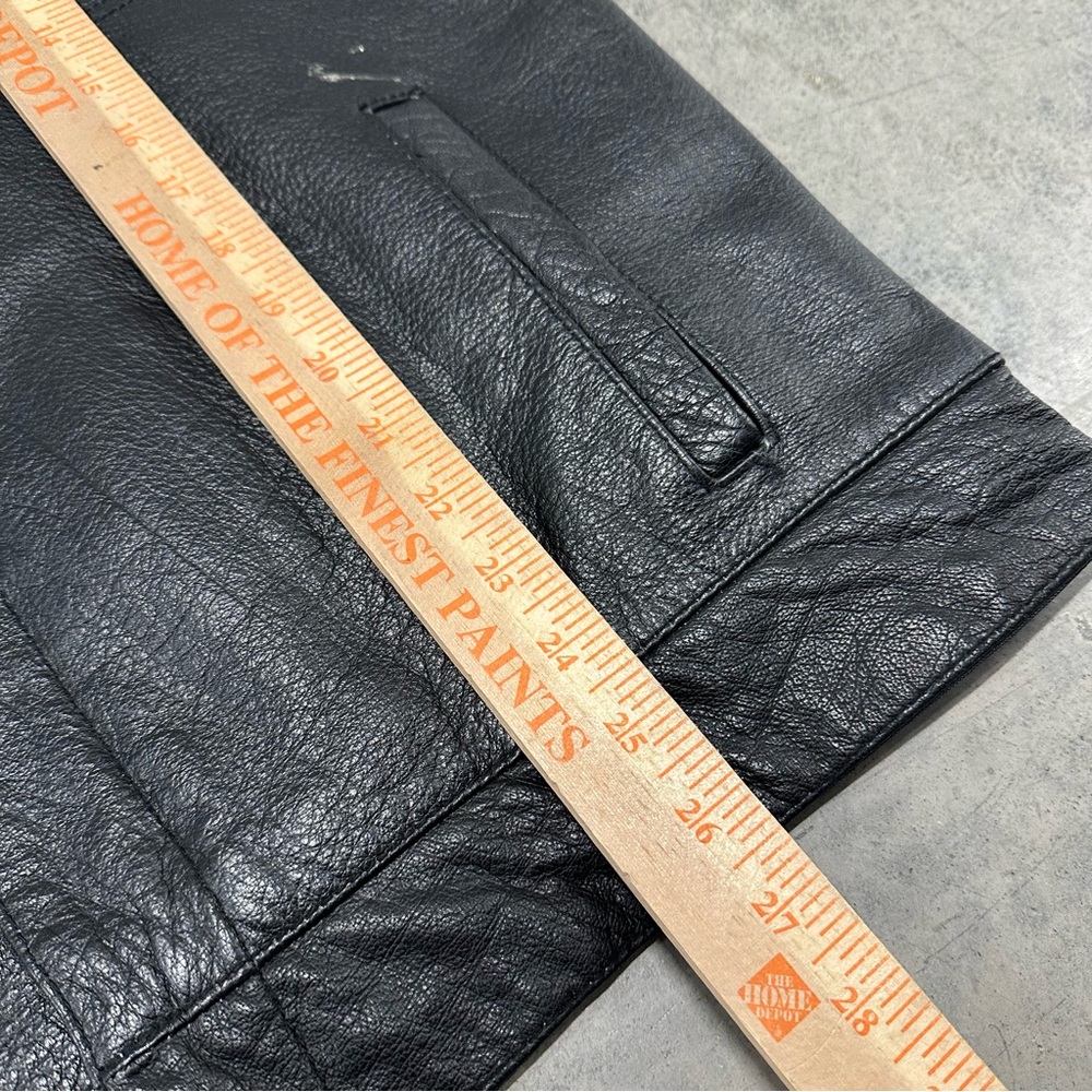 Milwaukee Leathers Mens Conceal Leather Biker Vest - Picture 7 of 8